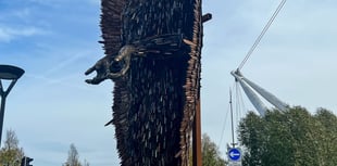 Gwent bids farewell to iconic Knife Angel