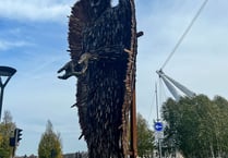 Gwent bids farewell to iconic Knife Angel