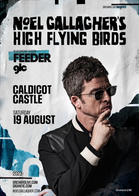 Post of High Flying Birds gig at Caldicot Castle featuring Noel Gallagher