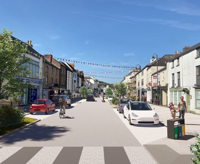 Give feedback on new design plans for Monnow Street