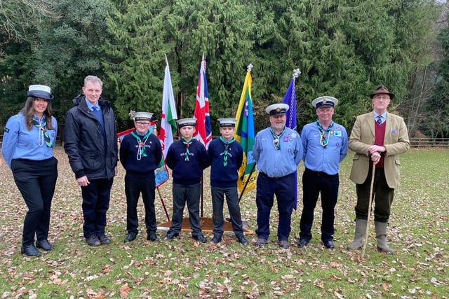 Scouts host tree planting ceremony