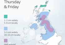 Overnight snow falls across Monmouthshire and rest of Wales