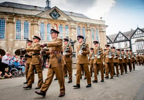 Parade for the Royal Engineers regiment