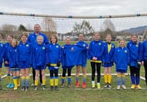 Monmouth girls football teams win sponsorship from local estate agents