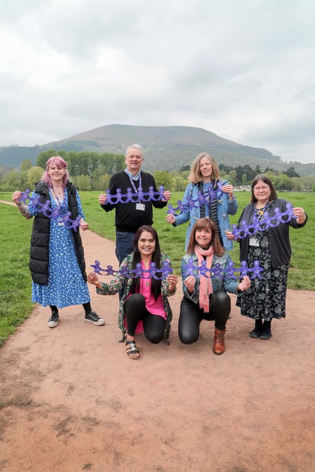 Cllr Tudor Thomas and Monmouthshire County Council's Fostering Team