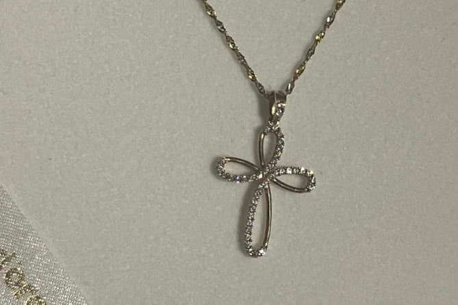 This necklace was stolen from a Chepstow house