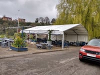 Residents and pub in battle over river access 