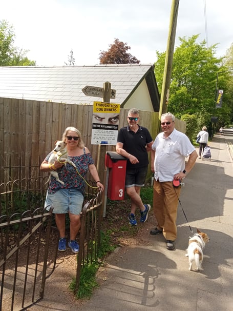Dog Fouling Action day in Usk