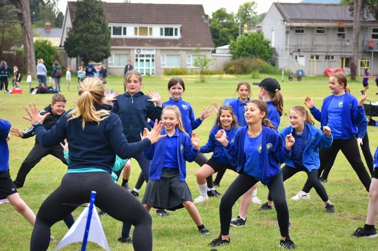 Pupils enjoying play