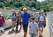 Weatherman Derek Brockway walks the Wye