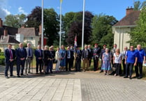 The flag is raised for Armed Forces week