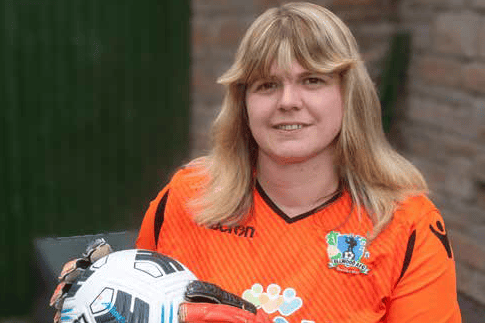 Ellwood goalkeeper Natasha Hamm has been selected for the England Deaf Women's World Cup squad (Pic supplied)