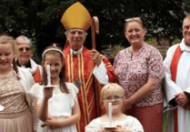 Bishop of Monmouth at Llantilio Pertholey confirmations