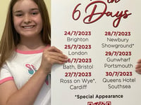 Courageous schoolgirl takes on '6 Cities in 6 Days' busking challenge