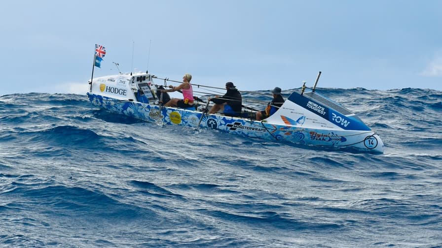 A Team of Adventurous Rowers Conquer the Mighty Pacific