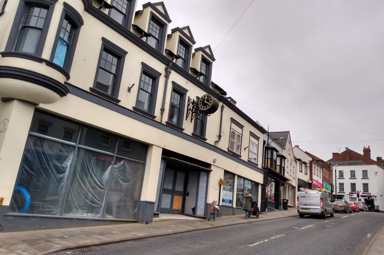 The former Herbert Lewis department store on Chepstow High Street