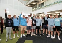 Students collect their GCSE results
