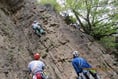 Major rock fall at Symonds Yat Rock