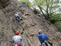 New rock capture fence at Symonds Yat