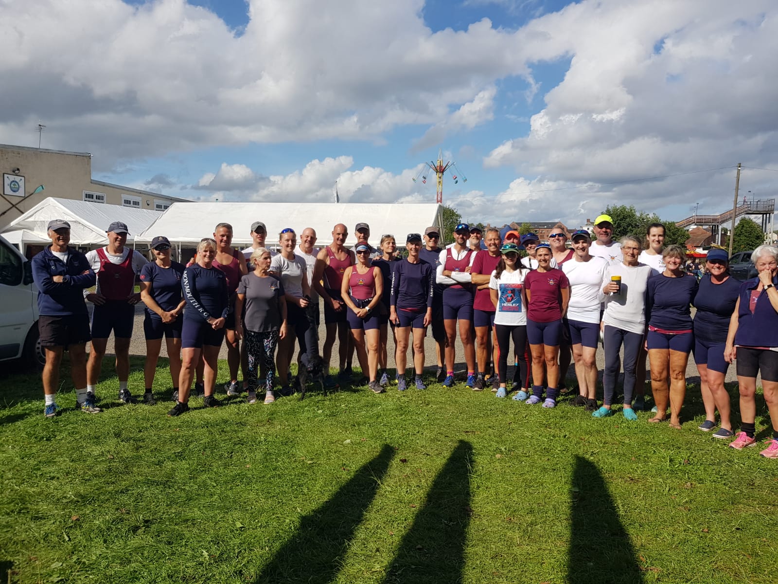 Wye rowers in Severn-th and eleventh heaven!