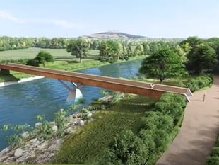 Active travel bridge plans for Llanfoist