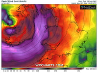 Storm Agnes approaches Wales - Live