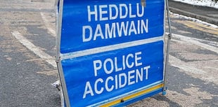 Gwent Police road closure after collision