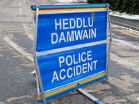 Gwent Police road closure after collision