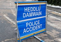 Casualties taken to hospital as incident closes road near Abergavenny