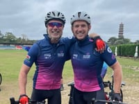 Welsh legend cycles from London to Lyon