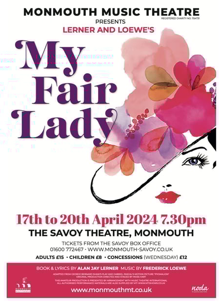 My Fair Lady next for Monmouth Music Theatre
