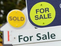 property market decline in south east and east of England