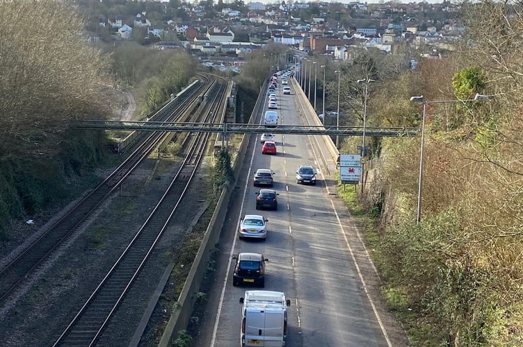The A48 at Chepstow