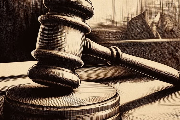 Gavel court drawing - Bing AI