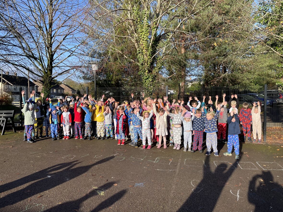 Children in Need fun at school for teachers and pupils