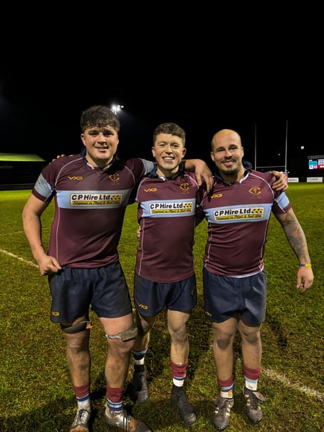 Seth and Jacob Butler, with Monmouth RFC's Jordan Howells, played in the memorial match for the brothers' rugby and TV star dad Eddie Butler