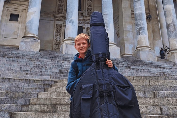 Oliver Maunder has won a place with the National Children's Orchestra for the second year running