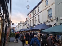 Monmouthshire town's merry and bright Christmas Market