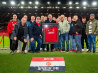 Wye Valley supporters club honoured by Man United legend Brian Robson