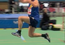 Rod tracks his progress at Welsh Indoors