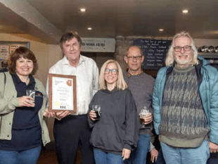 National award presented for efforts to save Wye Valley pub