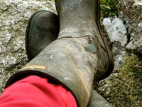 Farmers asked to donate old wellies to campaign Senedd display