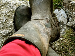 Farmers asked to donate old wellies to campaign Senedd display
