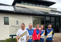 Runners rise to challenge of Kymin Winter Hill race