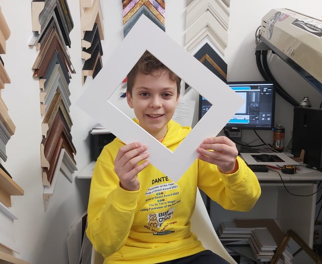 Local boy's art is hitting the galleries for Children in Need