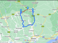 Road closure means 27-mile trip for drivers from Aber to Brynmawr 