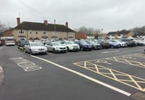 Parking deadlock for community hall users in Usk.