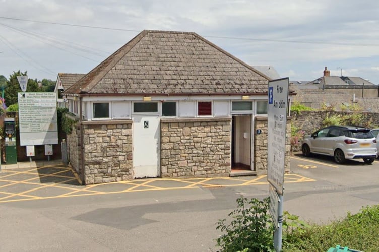 The public loos in Chepstow