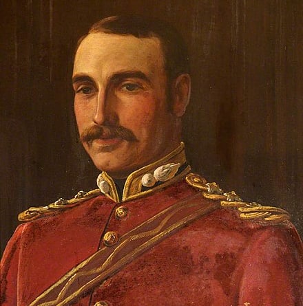 Joseph Alfred Bradney as a lieutenant of the Royal Monmouthshire Royal Engineers Militia in 1885.