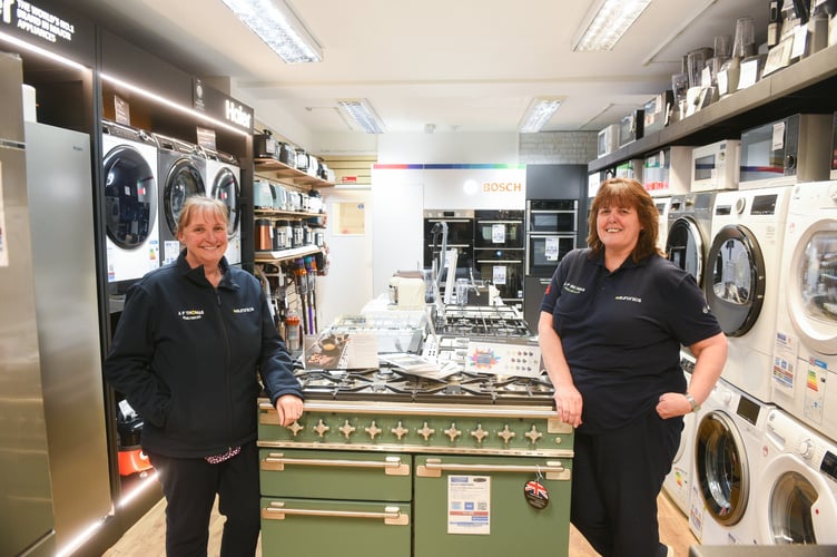 Sharon and Chris at A F Thomas Electricals